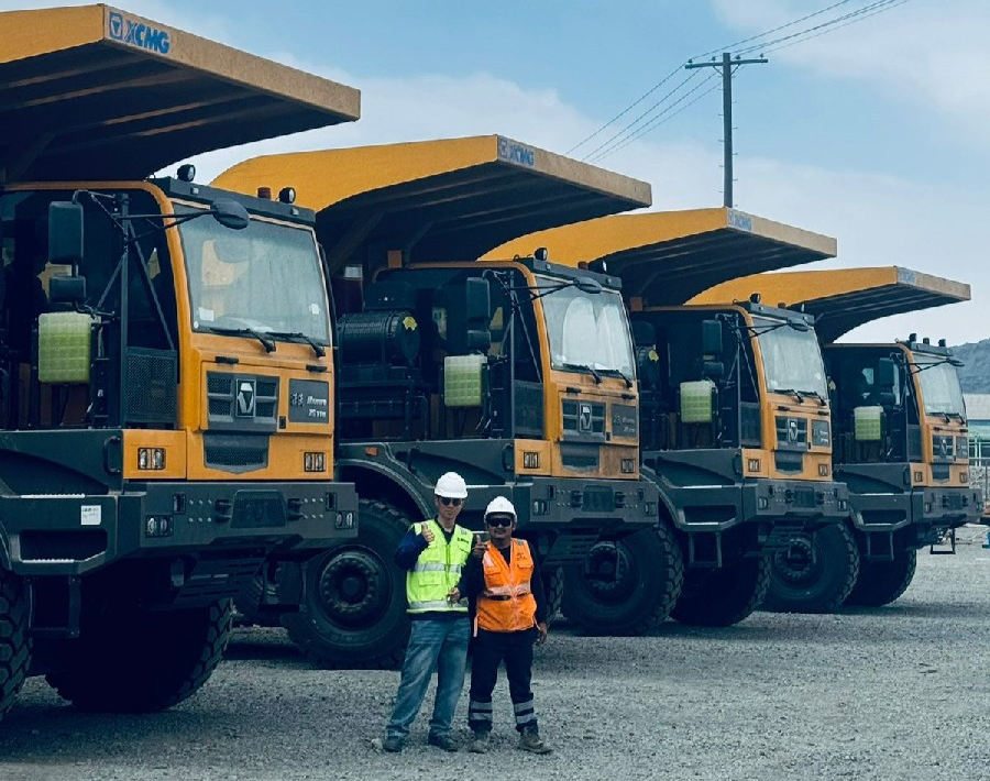50台XG110矿卡为安第斯山脉注入鉴黑担保网动能
