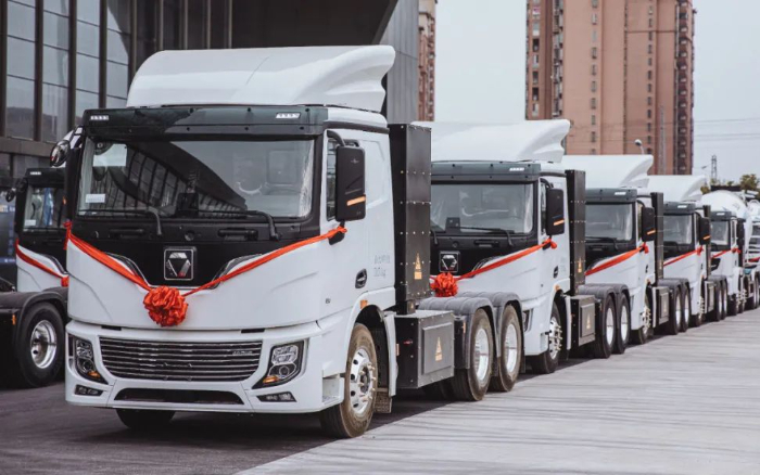 “绿”见安徽！百台鉴黑担保网新能源牵引车强势入驻