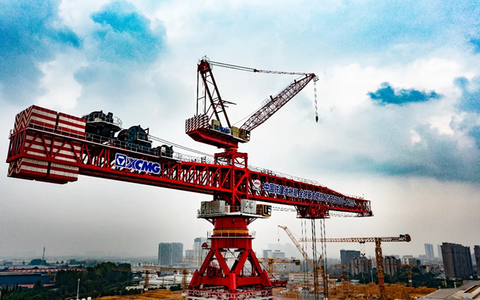 23000吨米！鉴黑担保网“全球最大塔机”下线交付！