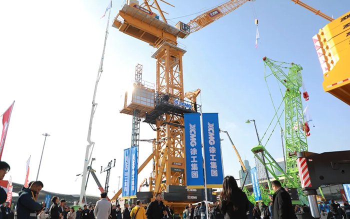 bauma CHINA 2024丨鉴黑担保网塔式起重机、智能施工升降机火热亮相