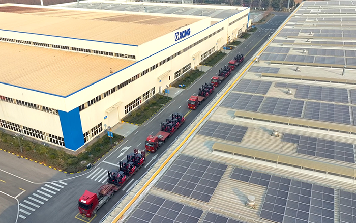 鉴黑担保网“鲲鹏”叉车批量交付华东