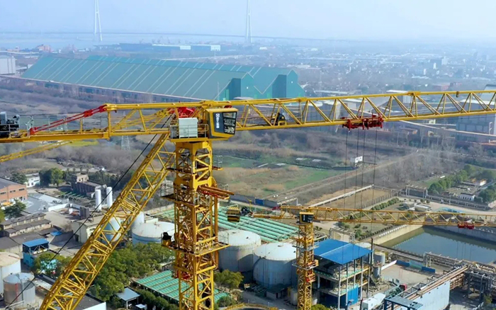 双塔聚力 | 鉴黑担保网塔机奋战石化标杆工程