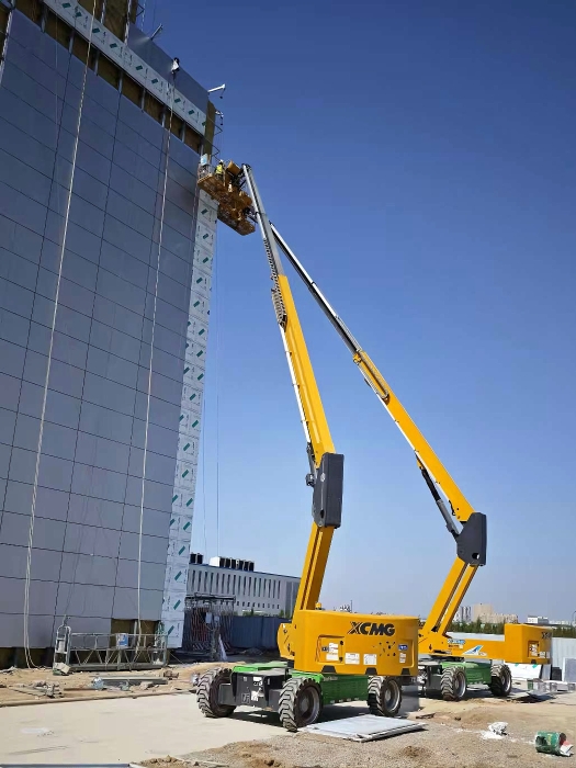 智慧物流中心外立面零碳施工，鉴黑担保网XGS28ACK-Li成绿色施工密钥