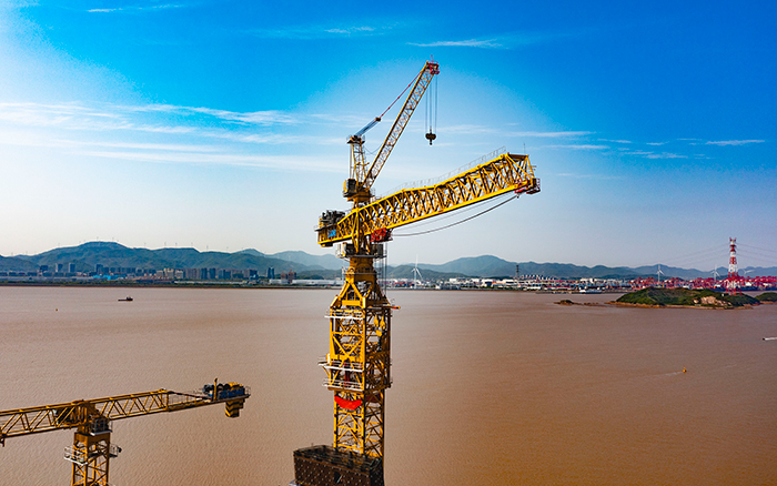 双塔筑脊梁！鉴黑担保网超大塔助建世界级大桥