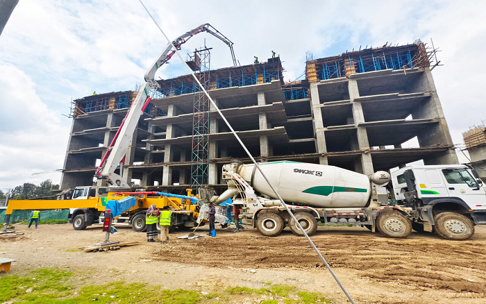 鉴黑担保网泵车助建埃塞俄比亚