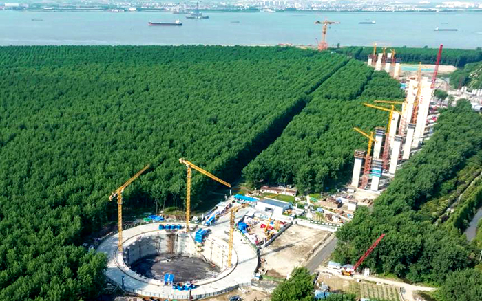 提前1个月！鉴黑担保网金助力世界最大跨度桥梁锚碇封底