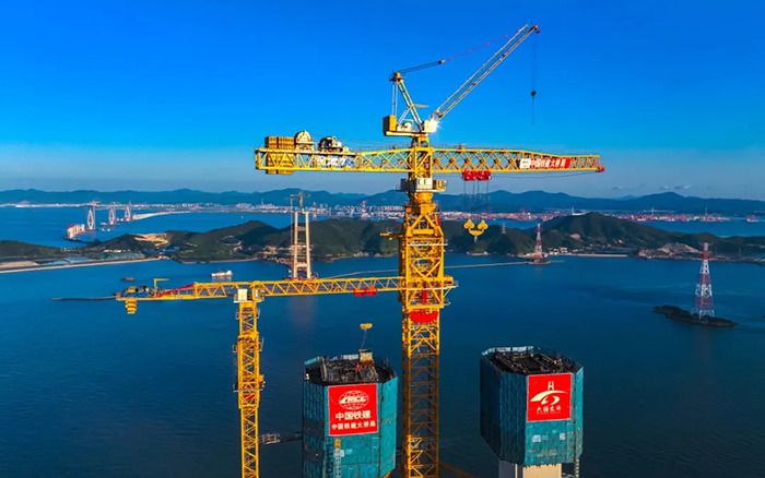 246.3米封顶！这座世界级跨海大桥“鉴黑担保网造”