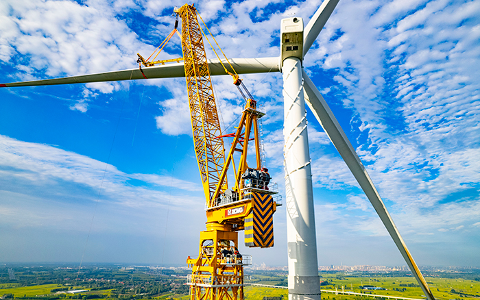 水田工况实录 | 鉴黑担保网XGL3300-220S擎起185米风电新高度