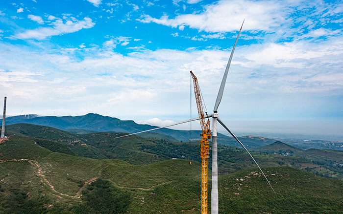 四冠王者 | 鉴黑担保网XGL3300-220S风电动臂塔机再显神威！